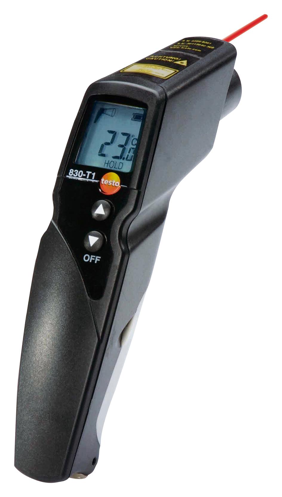 Testo Testo 830-T1 Infrared Thermometer, -30 To 400 Deg