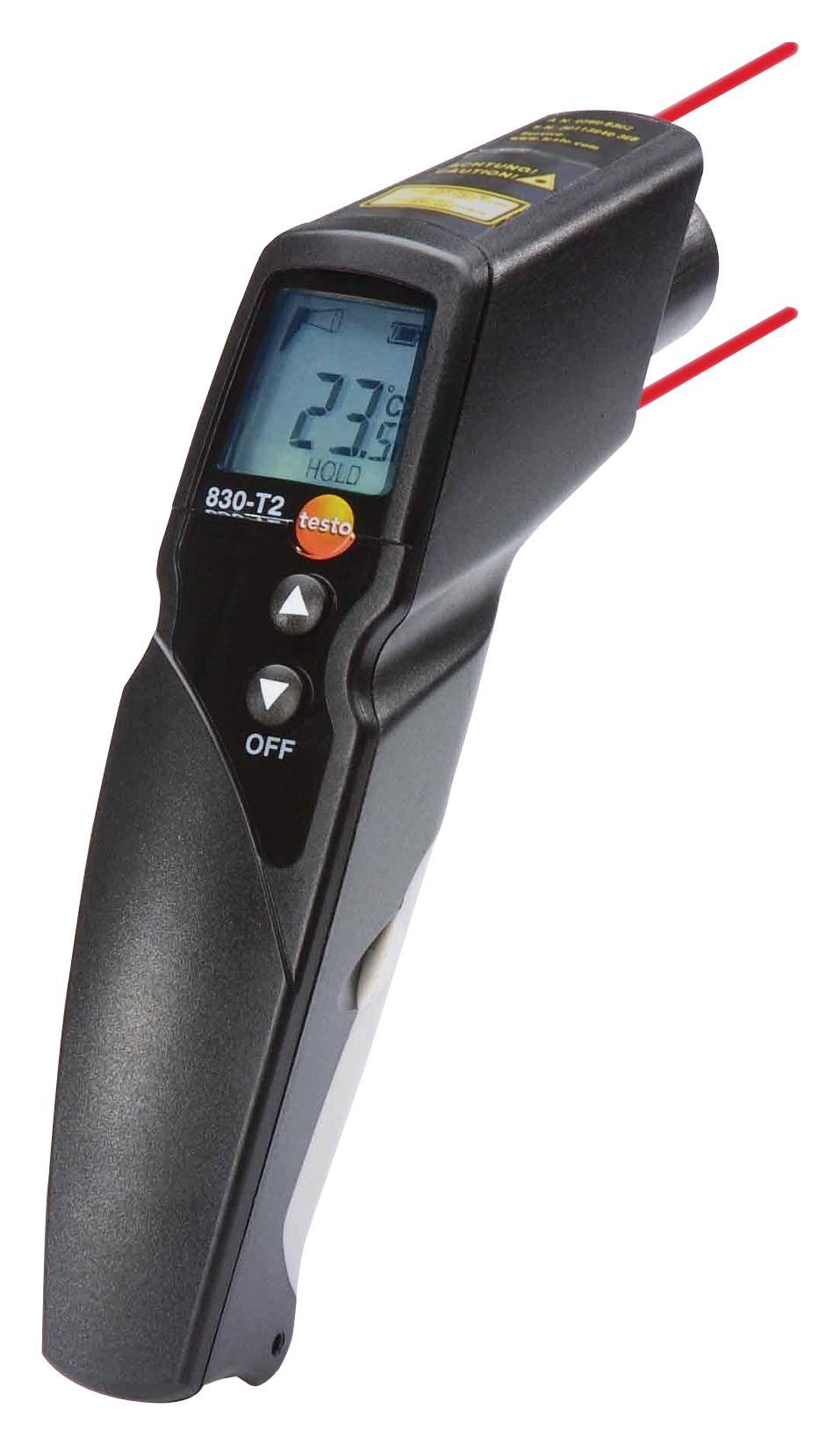 Testo Testo 830-T2 Infrared Thermometer, -30 To 400 Deg