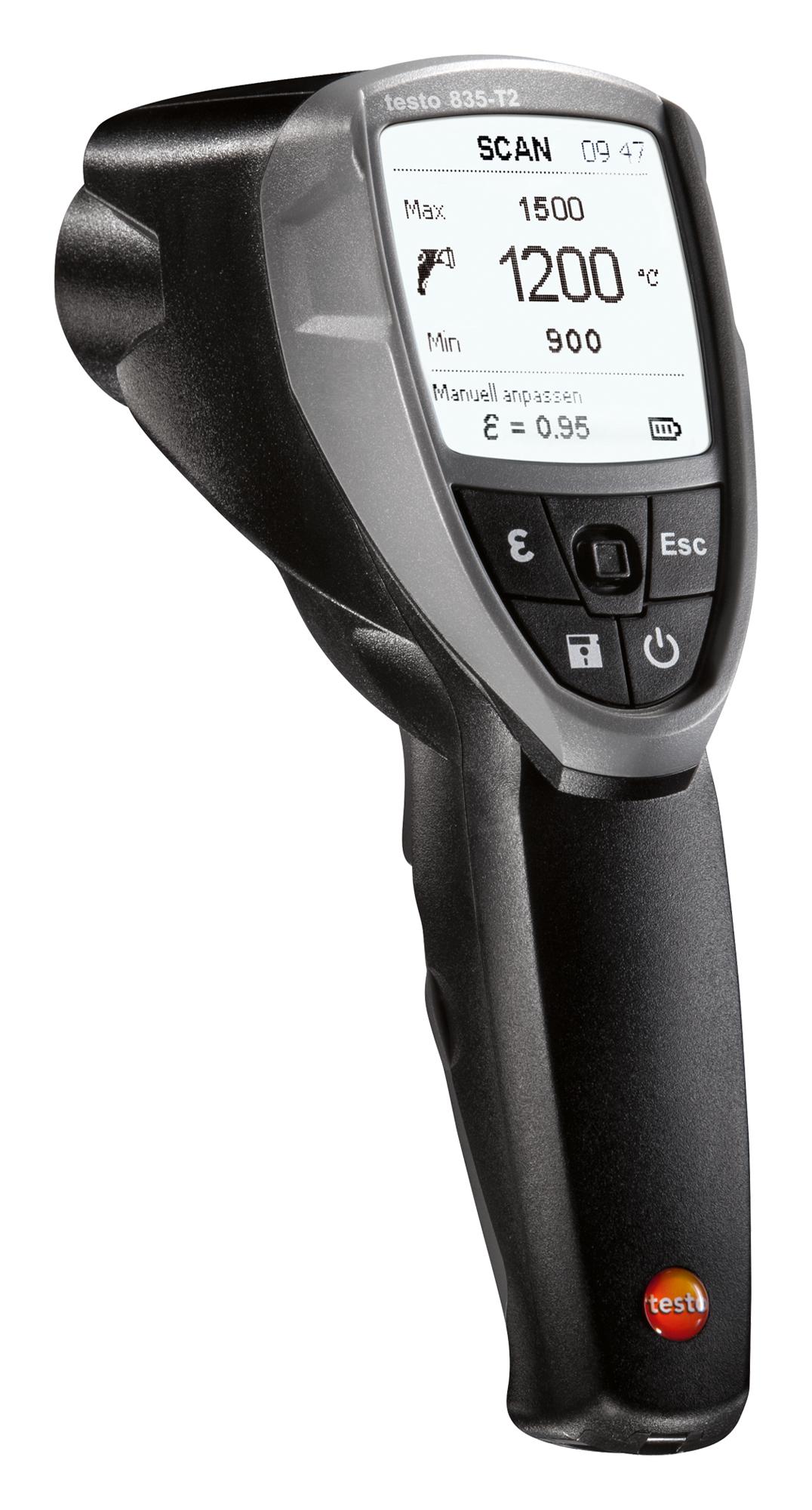 Testo Testo 835-T2 Infrared Thermometer, -10 To 1500 Deg