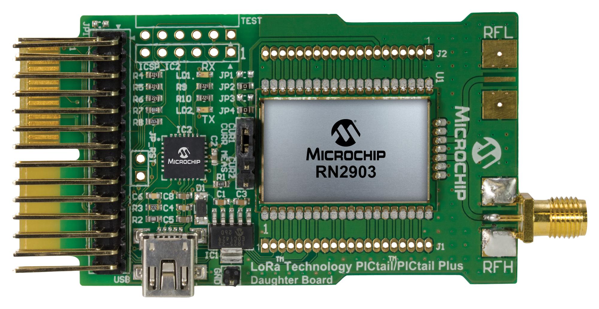 Microchip Rn-2903-Pictail Daughter Board, Lora Transceiver Module