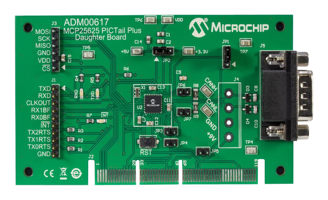 Microchip Adm00617 Daughter Board, Controller Area Network