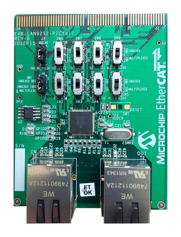 Microchip Evb-Lan9252-Pictail Add On Board, Ethercat Slave Controller