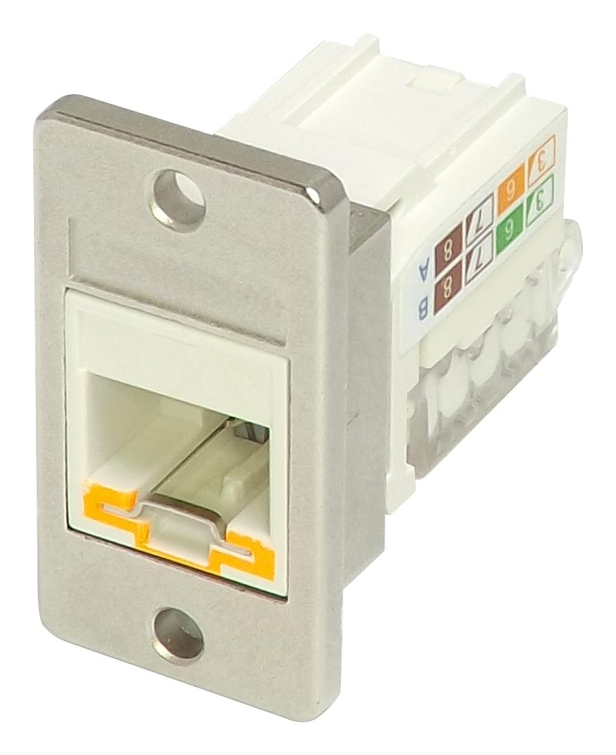 Tuk Sljwhpm Connector, Rj45, Jack, 8P8C, 1Port, Cat6