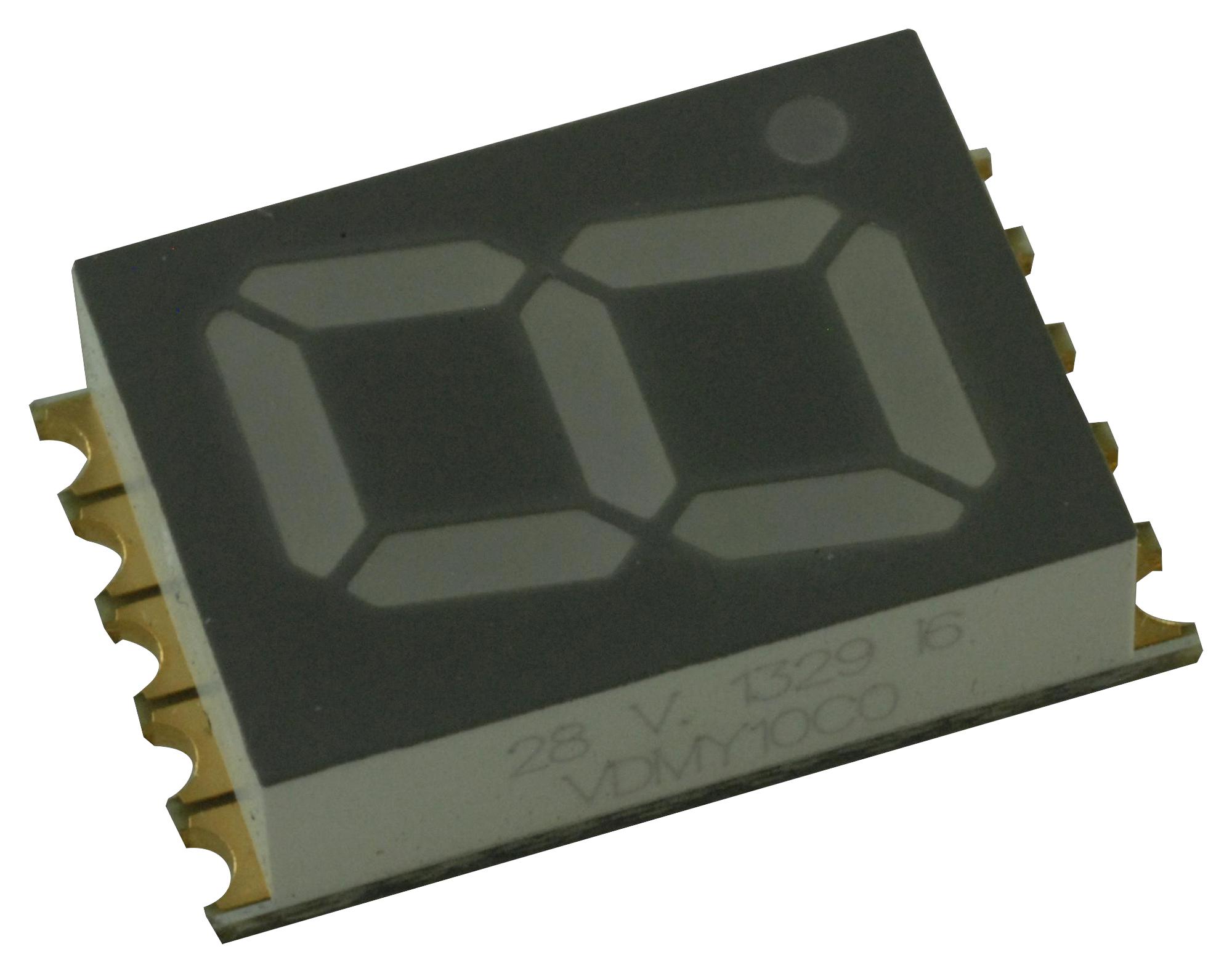 Vishay Vdmy10C0 Display, Seven Segment, 10Mm, Yellow