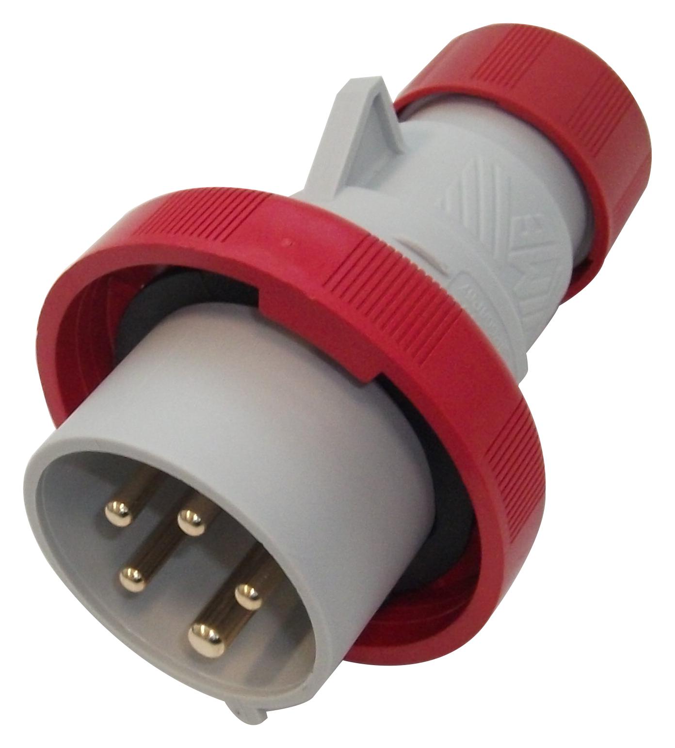 Ilme Pew1665Sv Industrial Plug, 3P+N, 16A, 415V, Red