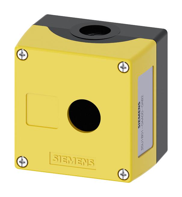 Siemens 3Su1801-0Aa00-0Ab2 Enclosure, 1 Command Point, Plastic, Yel