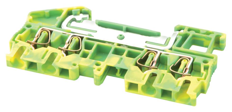 Phoenix Contact 3031322 Terminal Block, Din Rail, 4Pos, 12Awg