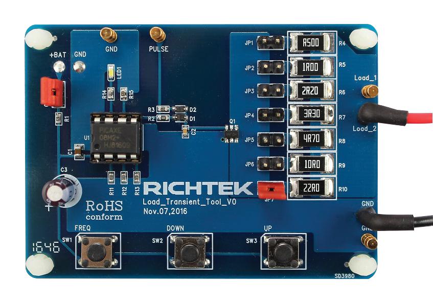 Richtek Rd0004 Board, Fast Load Transient Testing