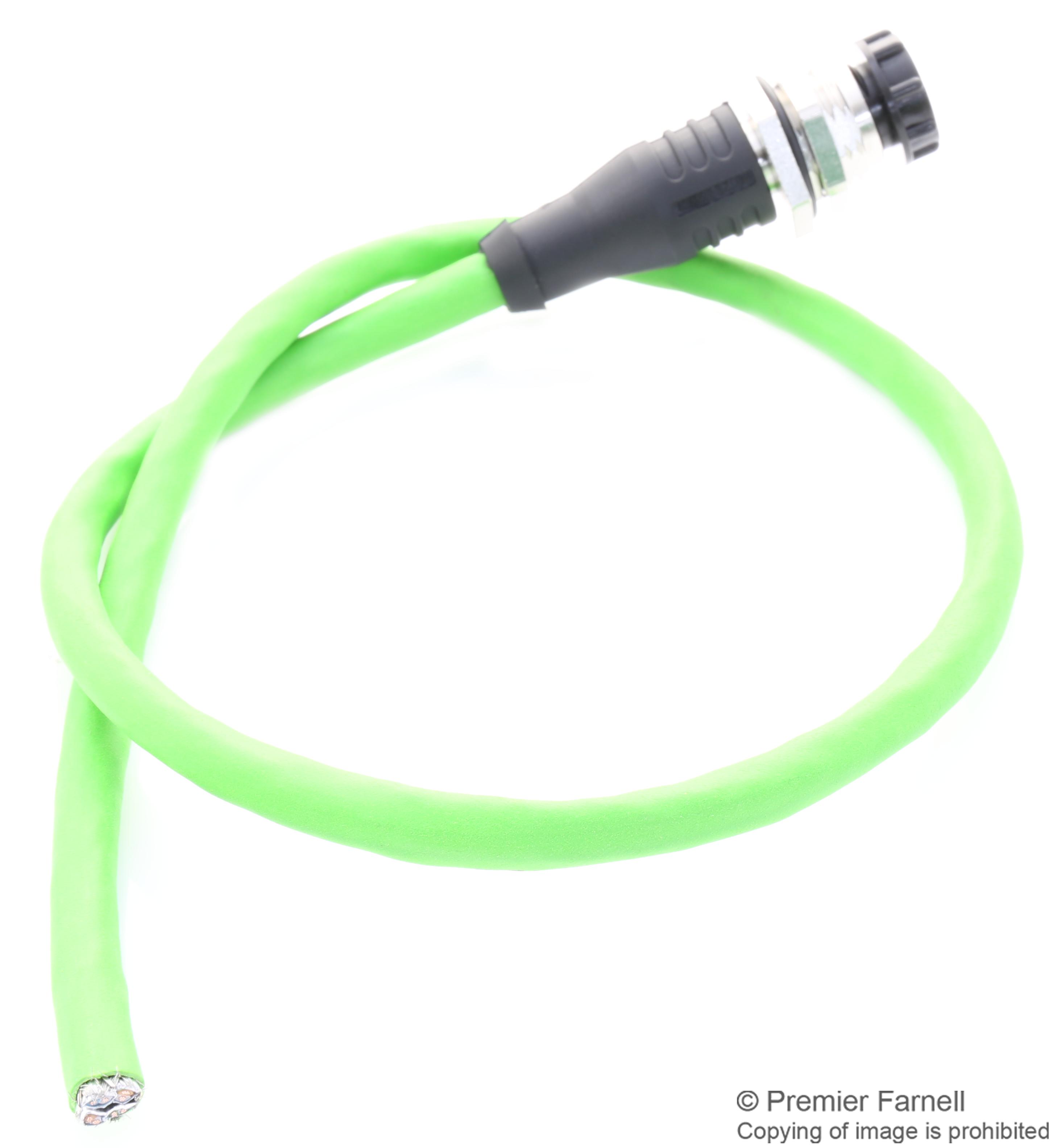 Metz Connect 142M2X20050 Sensor Cord, 8P M12 Rcpt-Free End, 5M