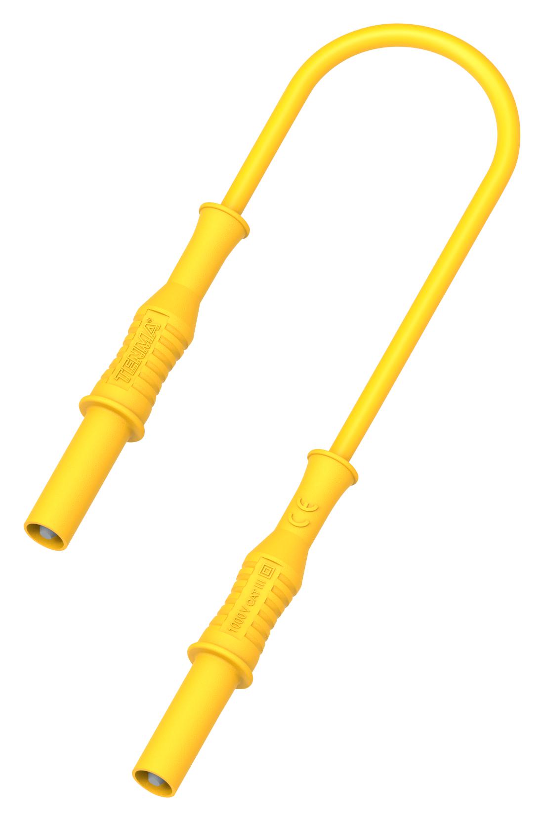 Multicomp Pro 76-1406 4Mm Banana Plug To Plug Lead, Yel, 1.5M