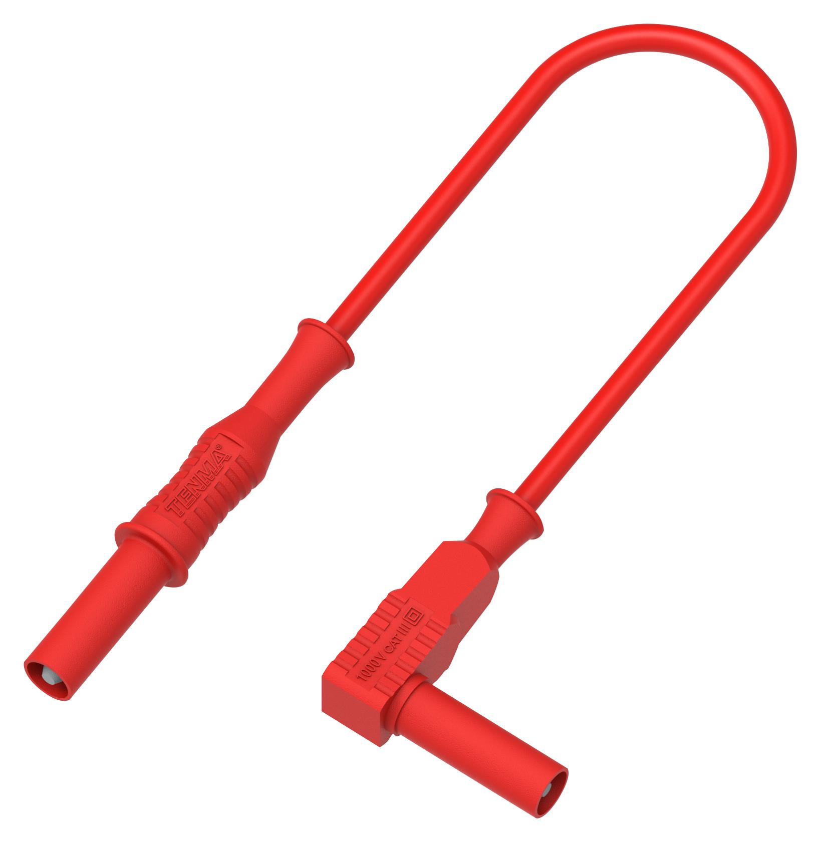 Multicomp Pro 76-018 Test Lead, 4Mm Banana Plug-Plug, Red, 1M