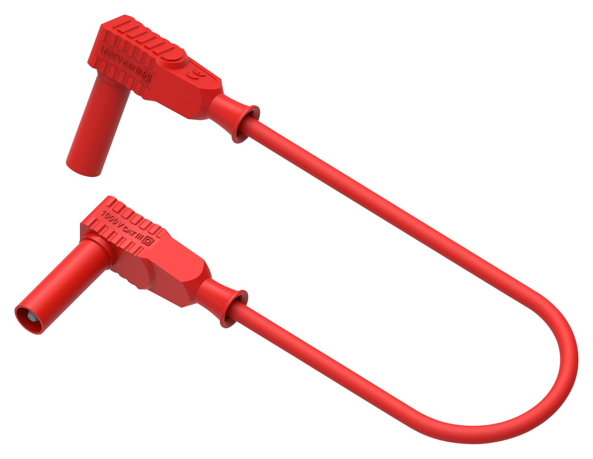 Multicomp Pro 76-024 R/a 4Mm Banana Plug-Plug, Red, 1.5M