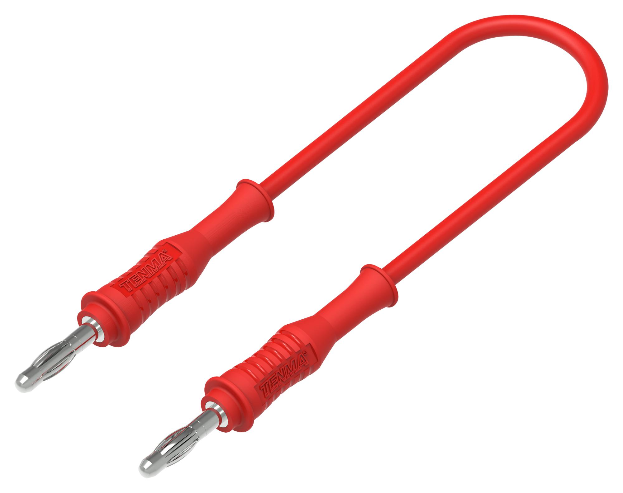 Multicomp Pro 76-095 4Mm Male Banana Plug-Plug, Red, 250Mm