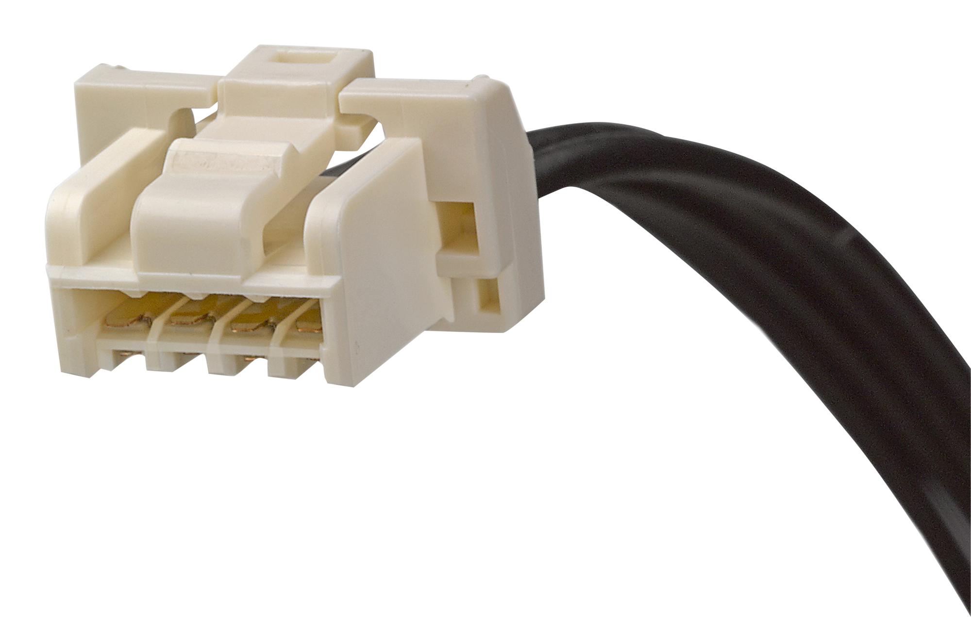 Molex 15135-0406 Cable Assy, 4Pos, Plug-Plug, 600Mm