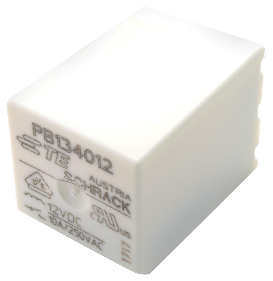 Schrack - Te Connectivity Pb134012 Power Relay, Spst-No, 10A, 250Vac, Th