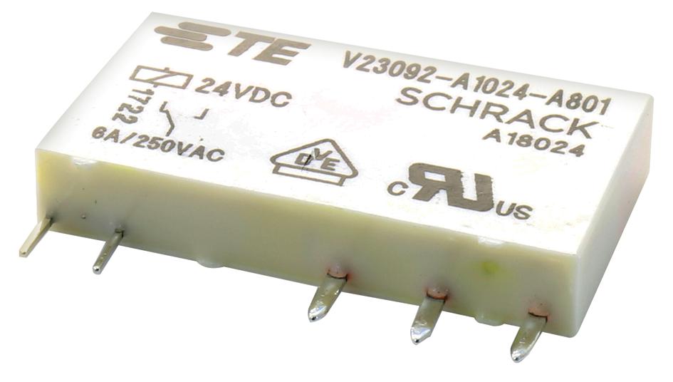 Schrack - Te Connectivity 3-1393236-0 Power Relay, Spdt, 6A, 250Vac, Th