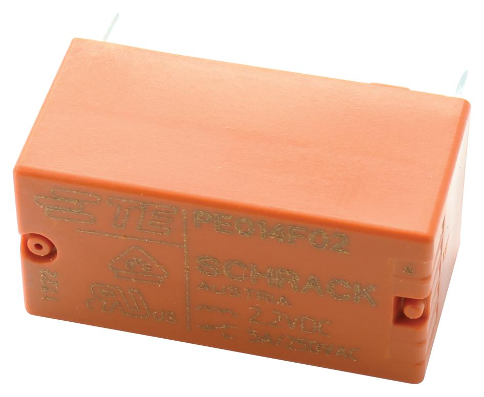 Schrack - Te Connectivity Pe014F02 Power Relay, Spdt, 5A, 250Vac, Tht