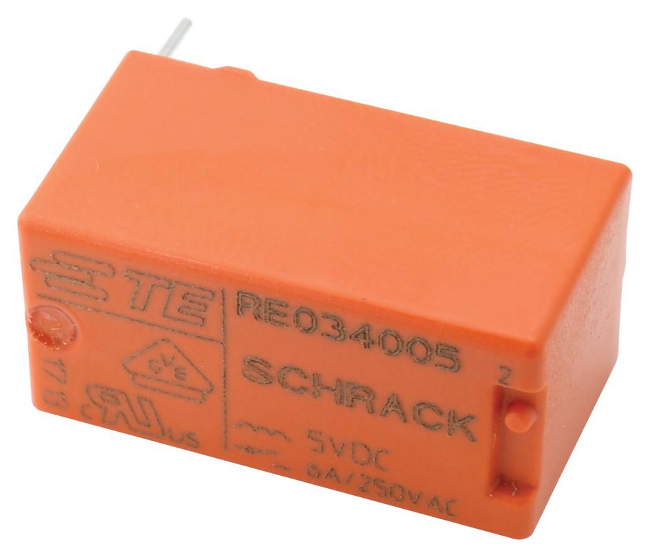 Schrack - Te Connectivity 2-1416010-3 Power Relay, Spst-No, 6A, 250Vac, Th