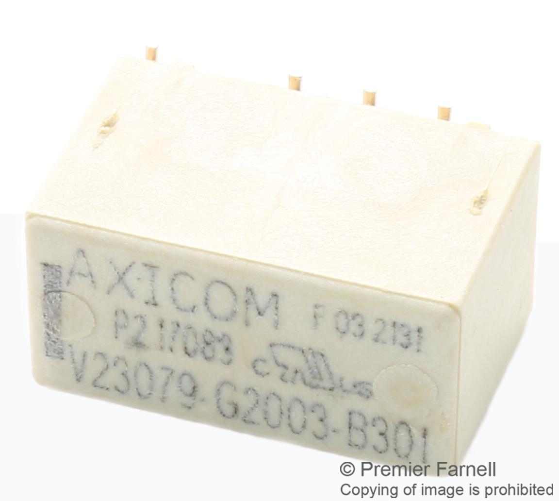 Axicom - Te Connectivity V23079G2003B301 Signal Relay, Dpdt, 2A, 250Vac, Smd