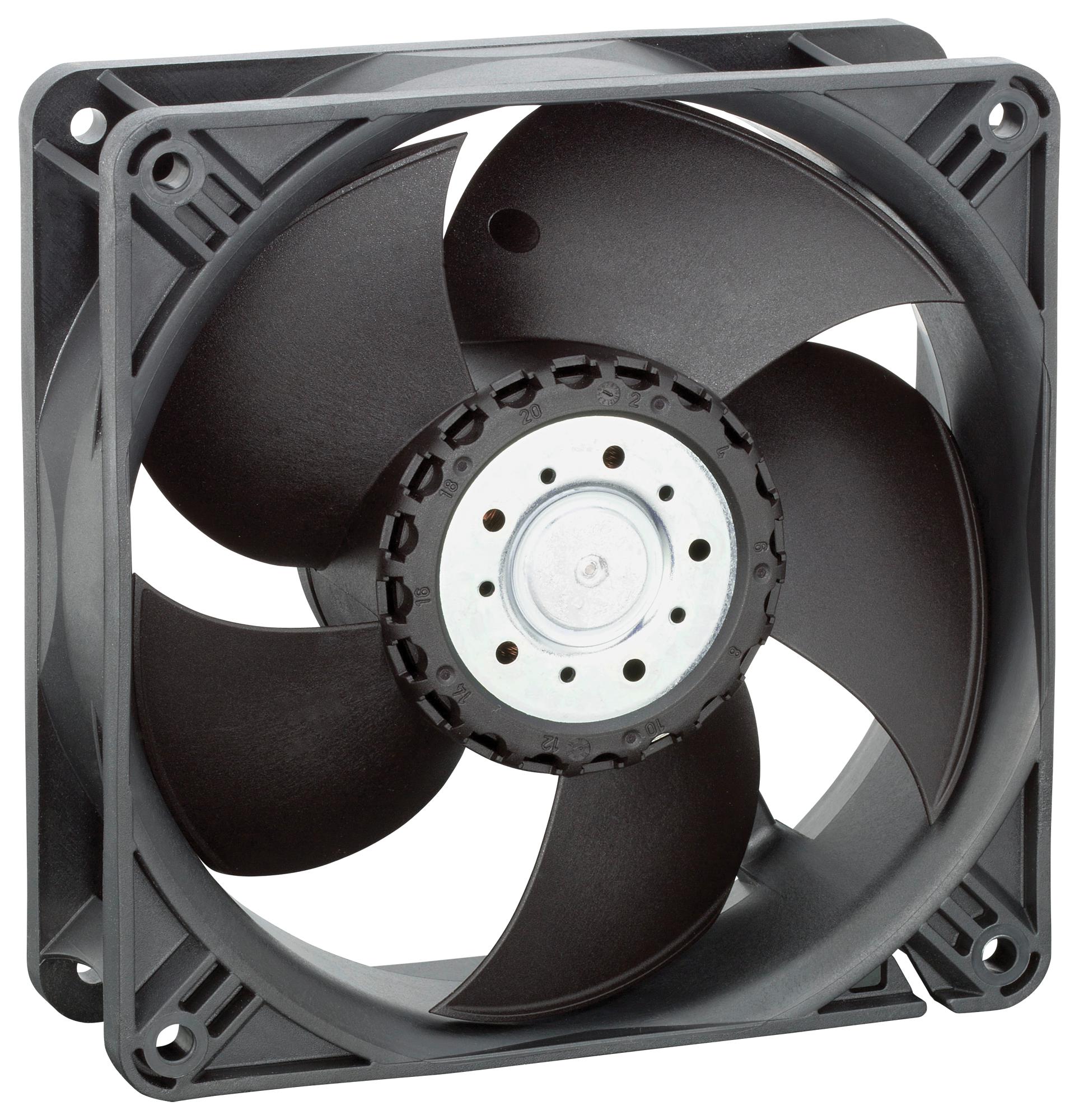 Ebm-Papst 4414/2Hhp Axial Fan, 119Mm, 24V, 167.74Cfm, 55Dba