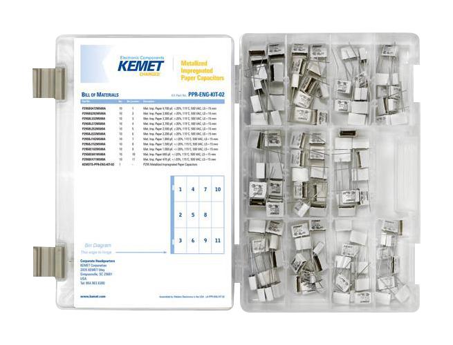 Kemet / Partner Stock Ppr Eng Kit 02 Capacitor Assortments