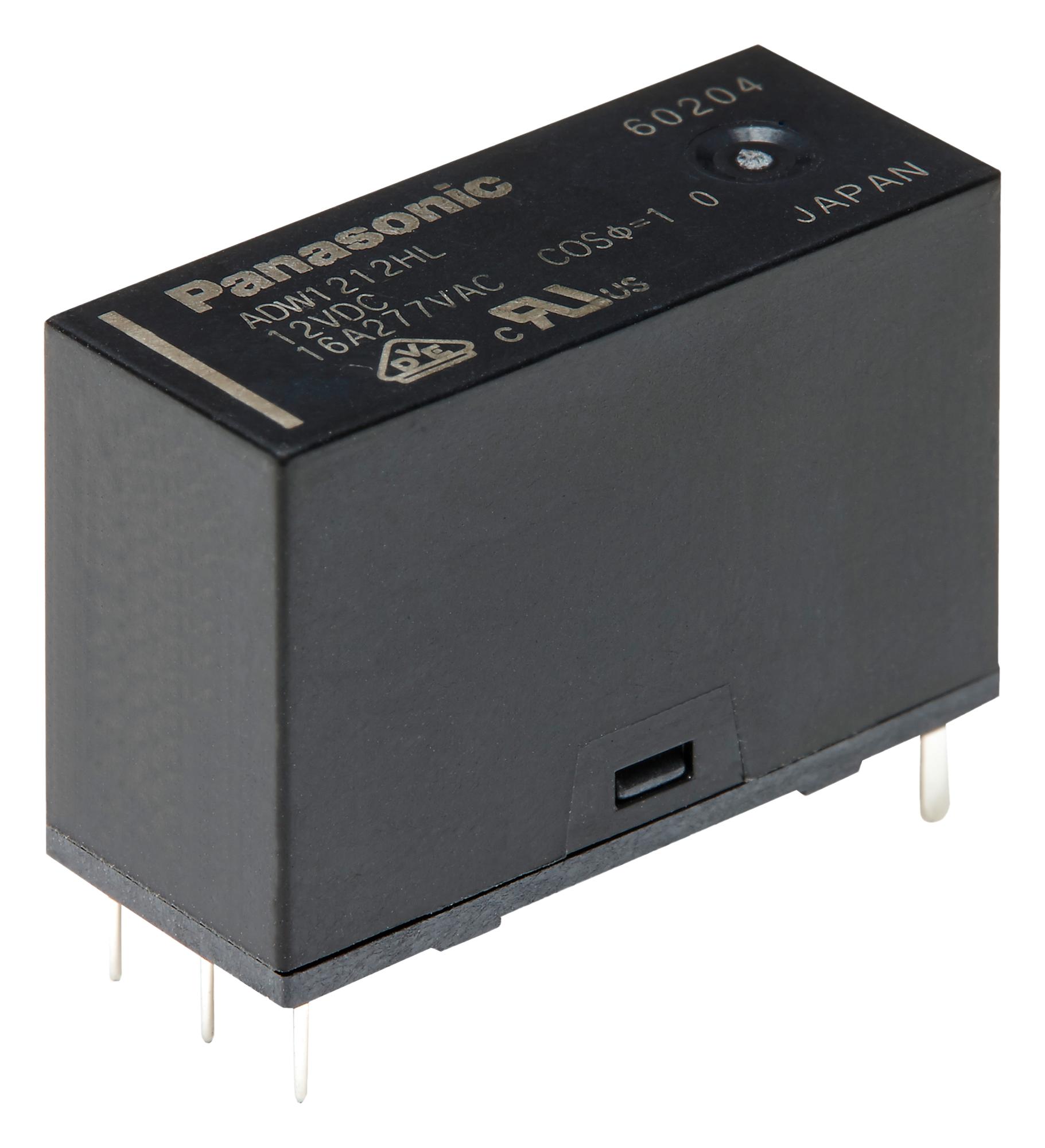 Panasonic Adw1112Htw Power Relay, Spst-No, 16A, 277Vac, Th