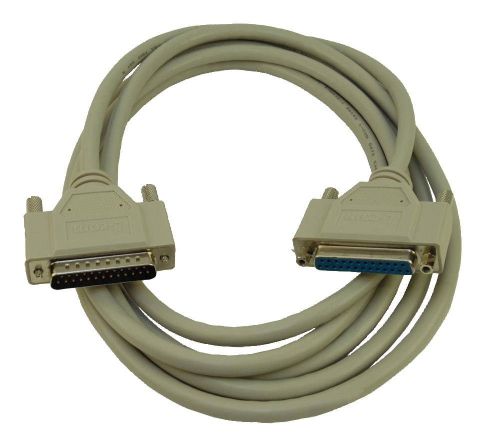 L-Com Csmn25Mf-10 D Sub Cable, 25Pos, Plug-Rcpt, 3.05M