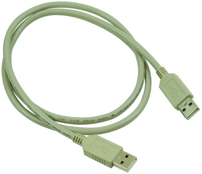 L-Com Csmuaa-2M Usb Cable, 2.0 A Plug-Plug, 2M, Grey