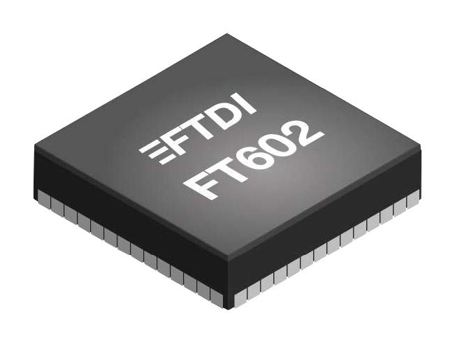 Ftdi Ft602Q-B-T Interface Bridge, Usb To Fifo, Qfn-76