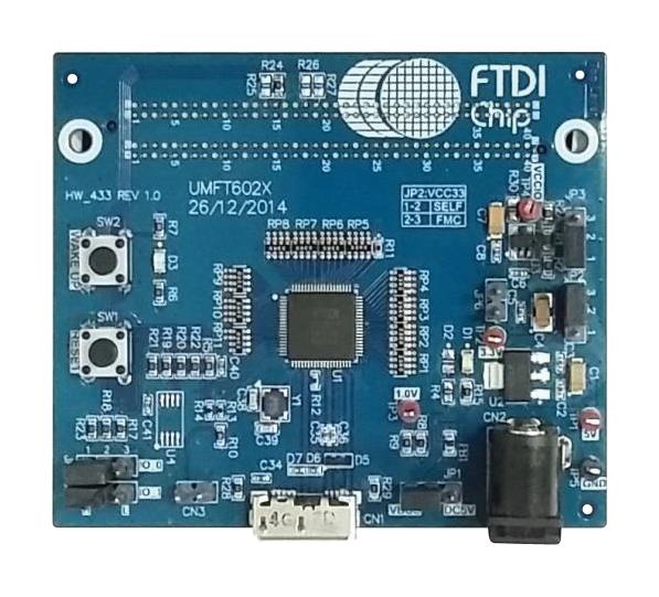 Ftdi Umft602X-B Eval/dev Module, Fifo-Usb 3.0 Uvc Bridge