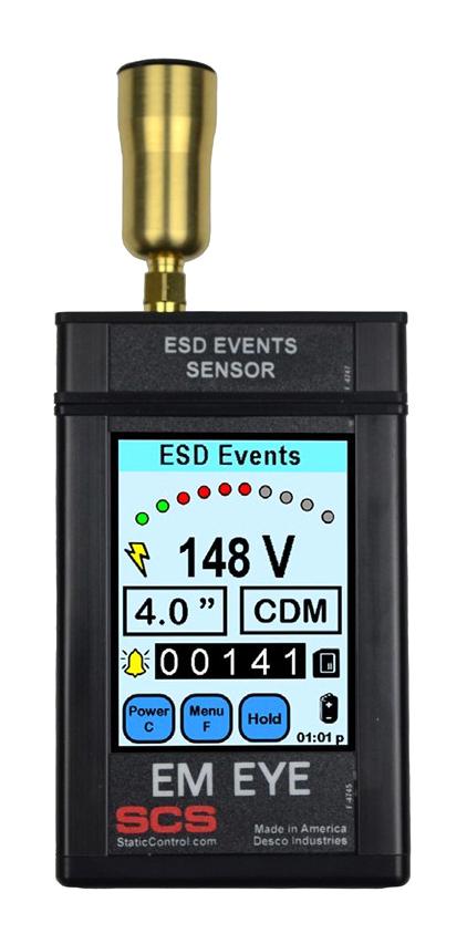 Scs Ctm048-21 Esd Event Meter, Lcd, Eu/uk