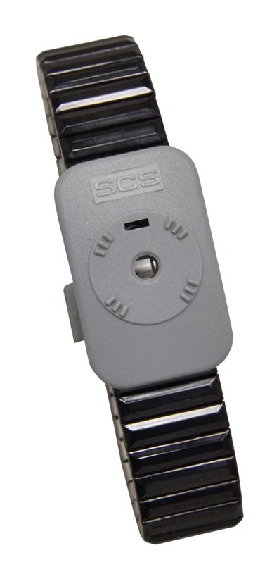 Scs 2385 Metal Wrist Band, Medium, Black