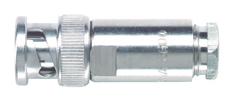 Pomona 5056 Rf Triaxial Conn, Bnc, Plug, 50 Ohm