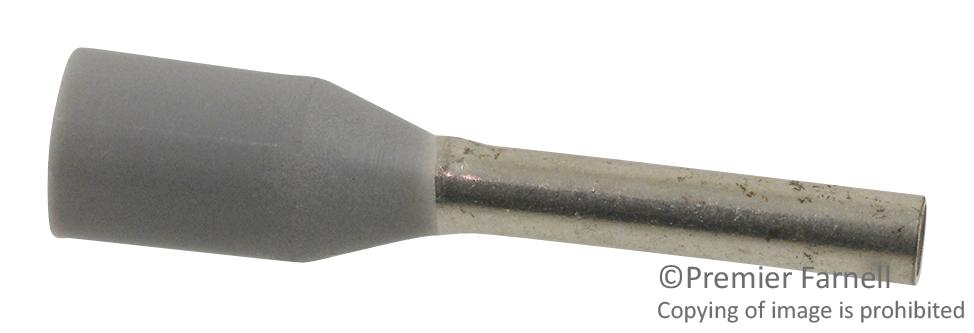 Wago 216-202 Terminal, Wire Ferrule, 20Awg, Grey