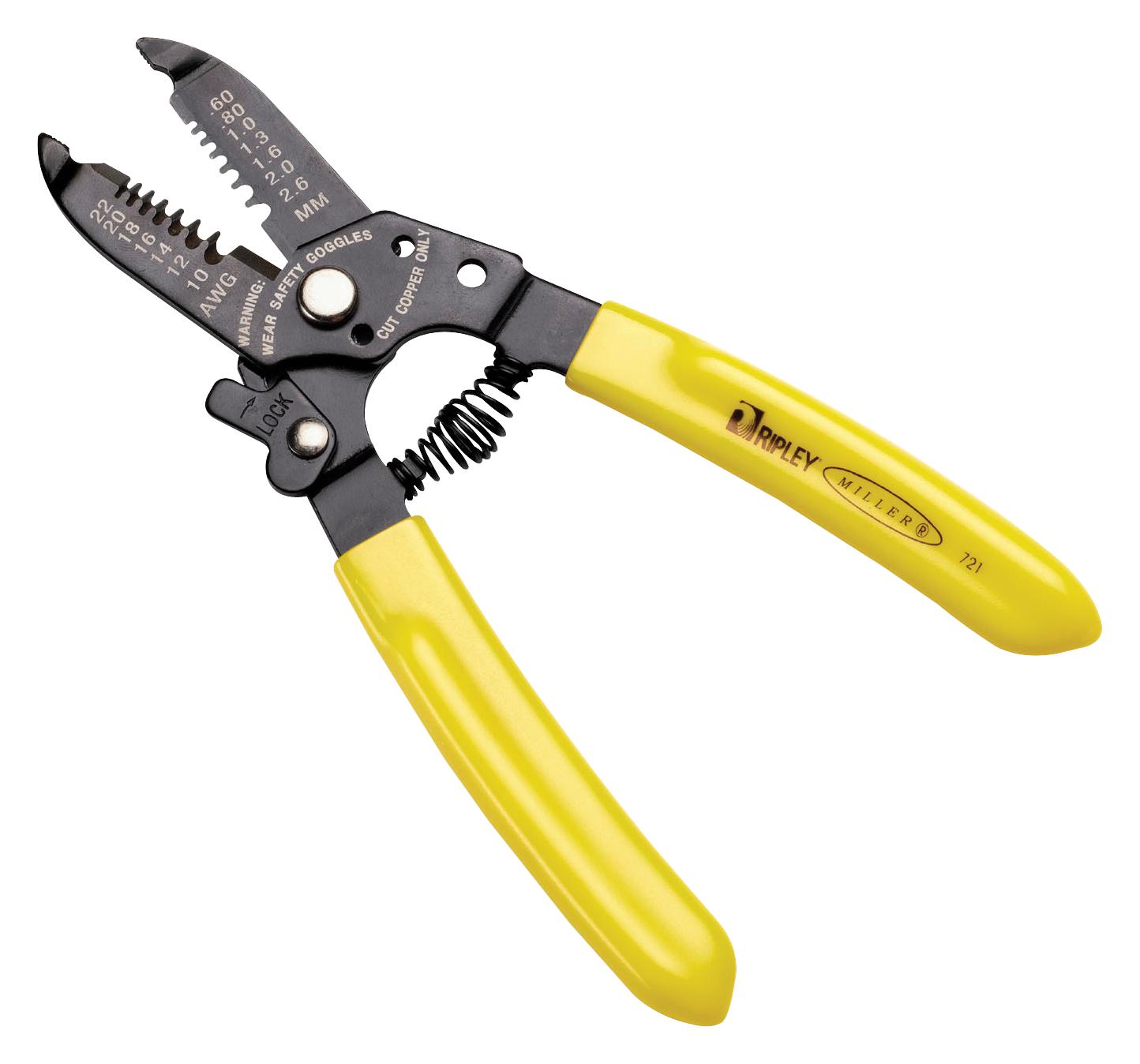 Abeco 721 Multi-Wire Stripper/cutter, 22-10Awg