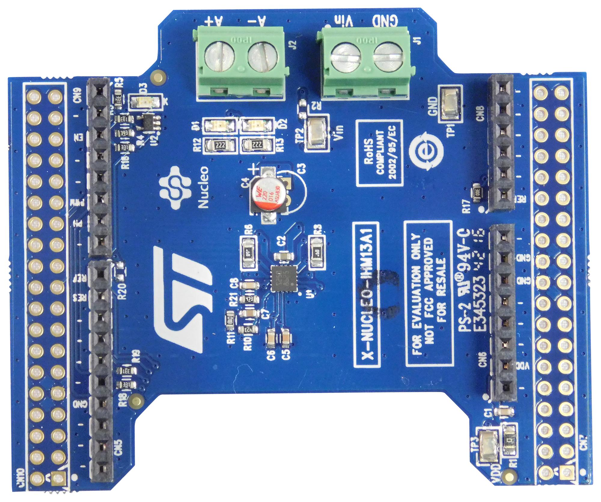 Stmicroelectronics X-Nucleo-Ihm13A1 Expansion Board, Brushed Dc Motor Driver