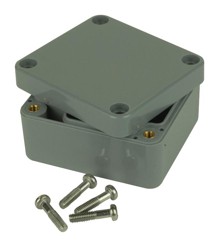 Bud Industries Pn-1320-Dg Enclosure, Junction Box, Abs, Grey