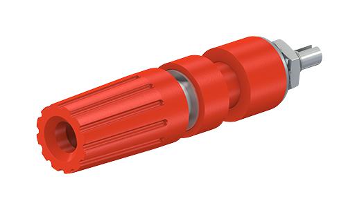 Staubli 23.0330-22 Binding Post, 4Mm, 35A, 30Vac, Red