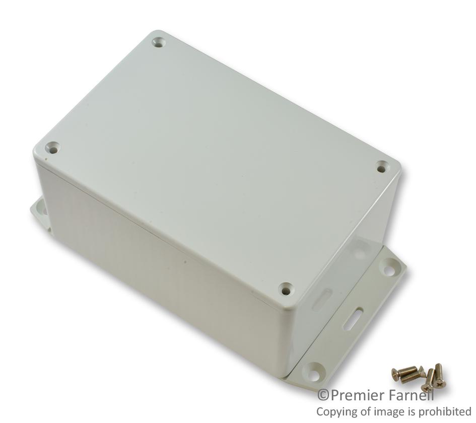 Hammond 1591Tf2Gy Enclosure, Abs, Flanged, Grey