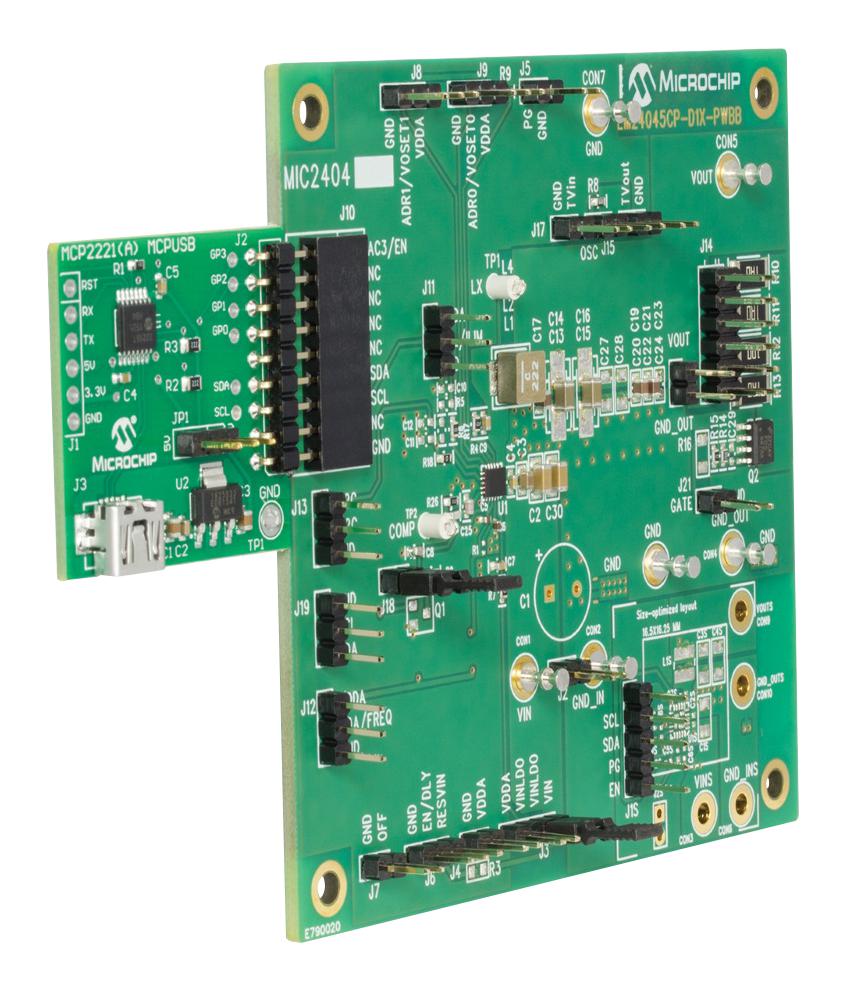 Microchip Adm00826 Eval Board, Sync Buck Regulator