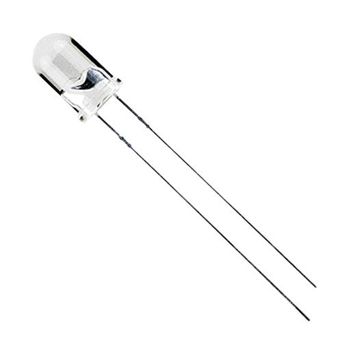 Vcc (Visual Communications Company) Lth5Mm12Vfr4400 Led, 5Mm, White, 4.5Cd, 625Nm