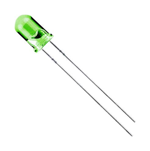 Vcc (Visual Communications Company) Lth5Mm12Vfr4500 Led, 5Mm, Green, 4.5Cd, 625Nm