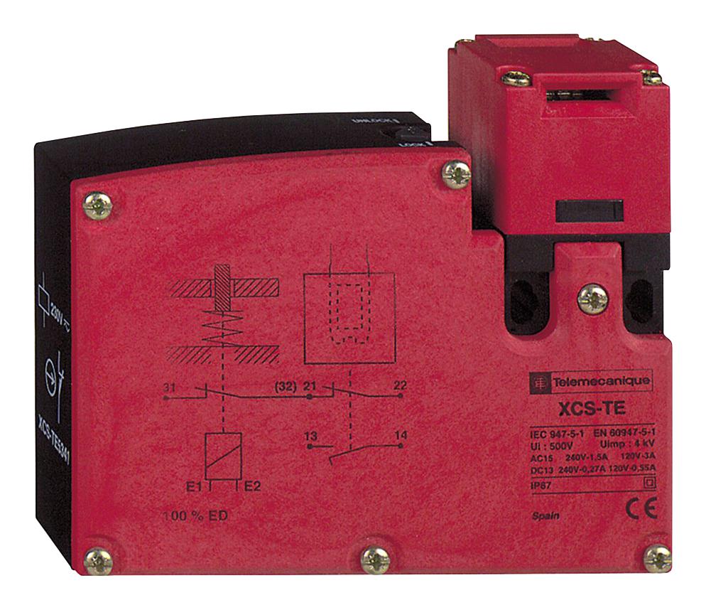 Telemecanique Sensors Xcste5311 Safety Interlock Sw, Spst/spst, 3A, 120V