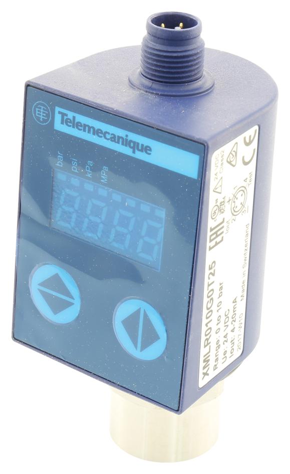 Telemecanique Sensors Xmlr010G0T25 Pressure Sensor, 10Bar, G1/4