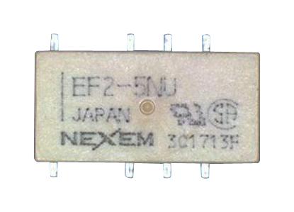 Nexem Ef2-24Nu-L Signal Relay, Dpdt, 1A, 250Vac, Smd