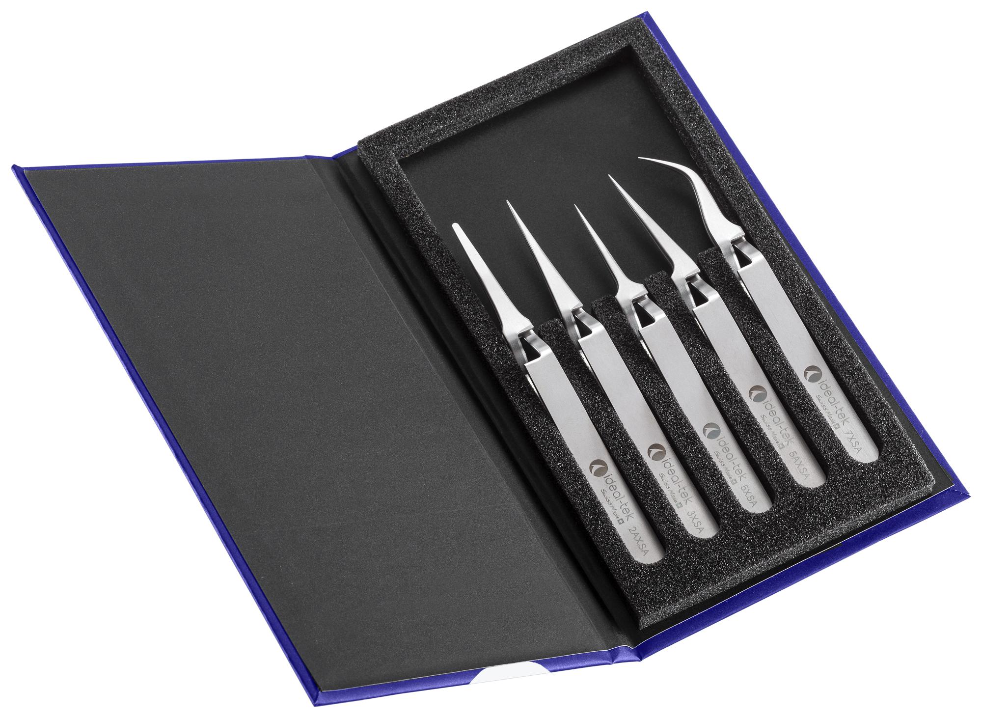 Ideal-Tek K5Pinx Tweezer Kit, Reverse Action Tweezers