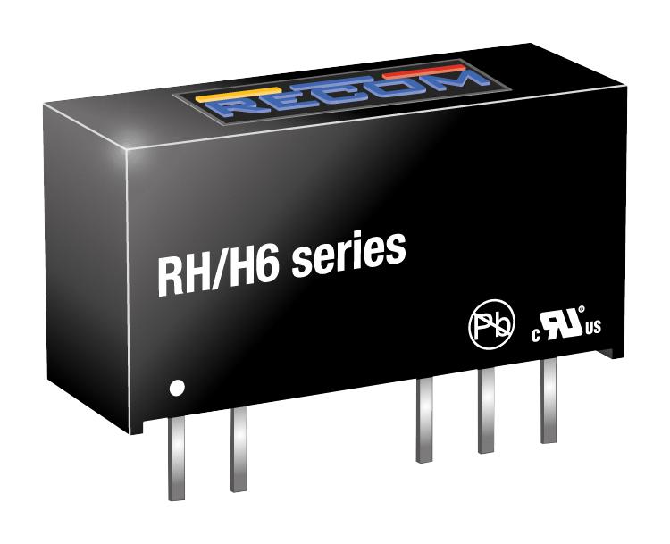 Recom Power Rh-2412D/h6 Dc-Dc Converter, 2 O/p, 1W