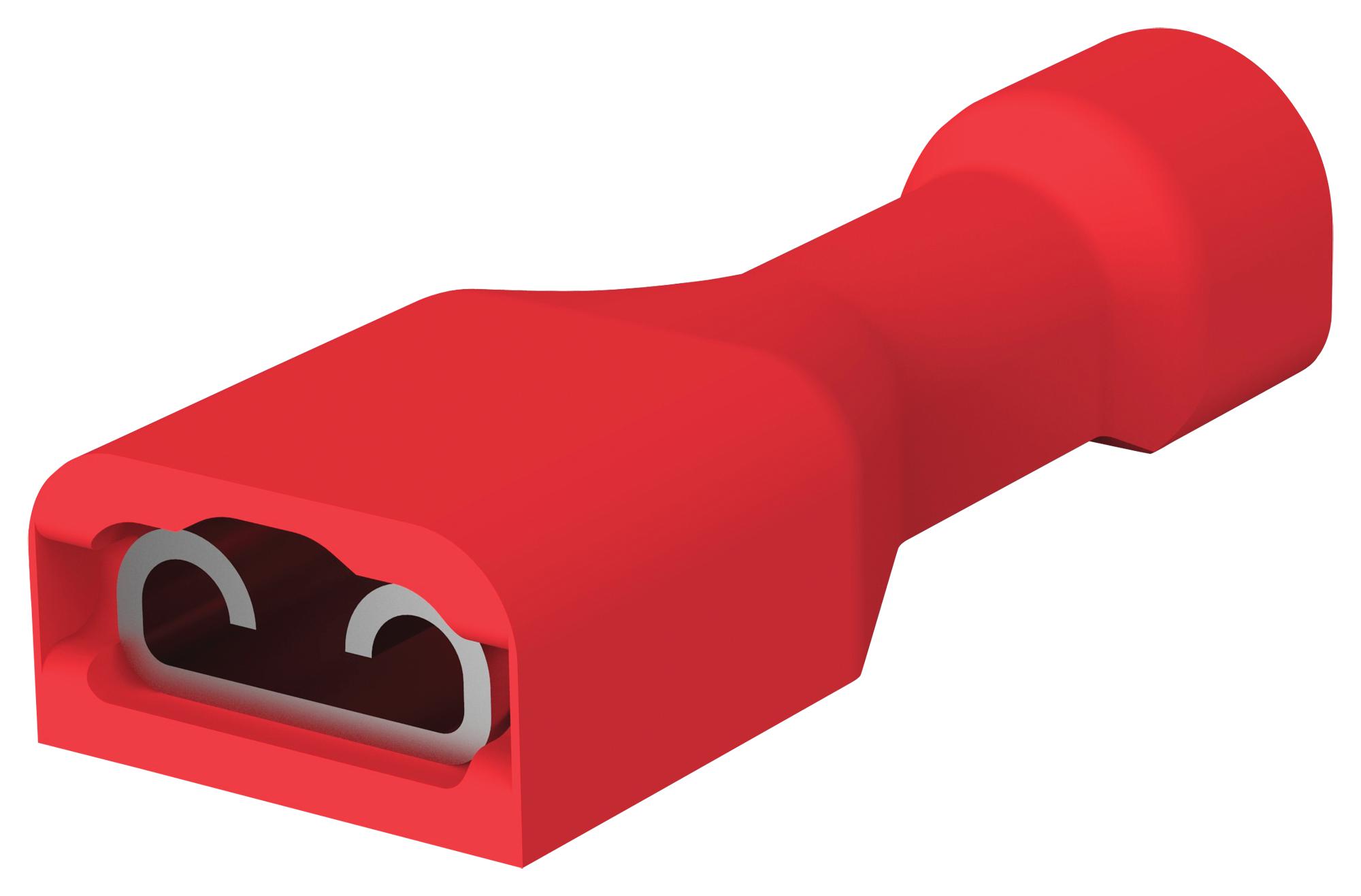 Amp - Te Connectivity 2-520193-2 Female Disconnect, 4.75Mm, 22-18Awg, Red