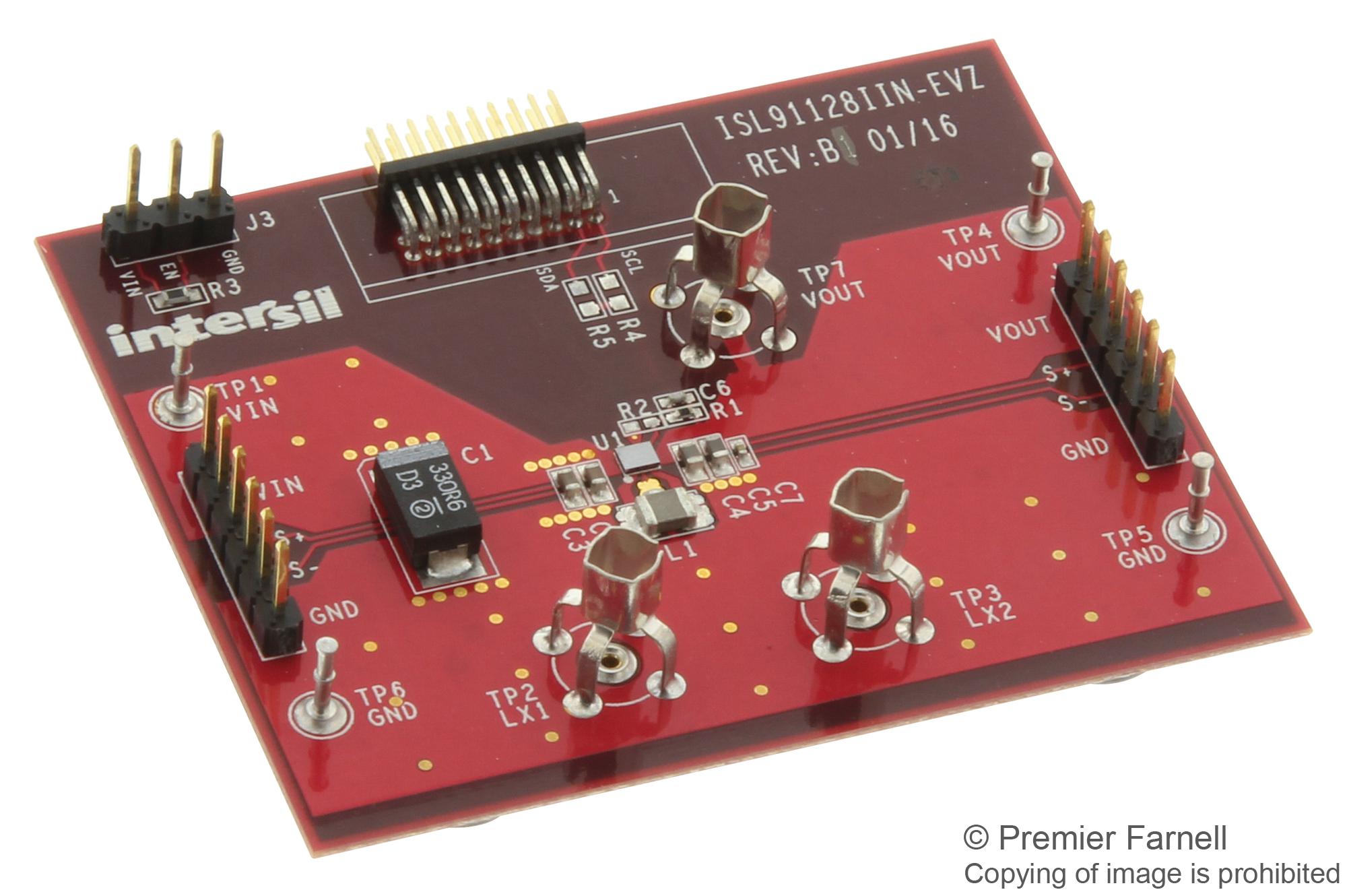 Renesas Isl91128Iin-Evz Eval Brd, Buck-Boost Switching Regulator