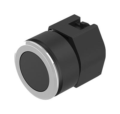 Eao 704.012.018 Pushbutton Actuator, Round, Black, 35Mm